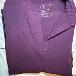 FIGS Rafaela scrub top in purple jam
